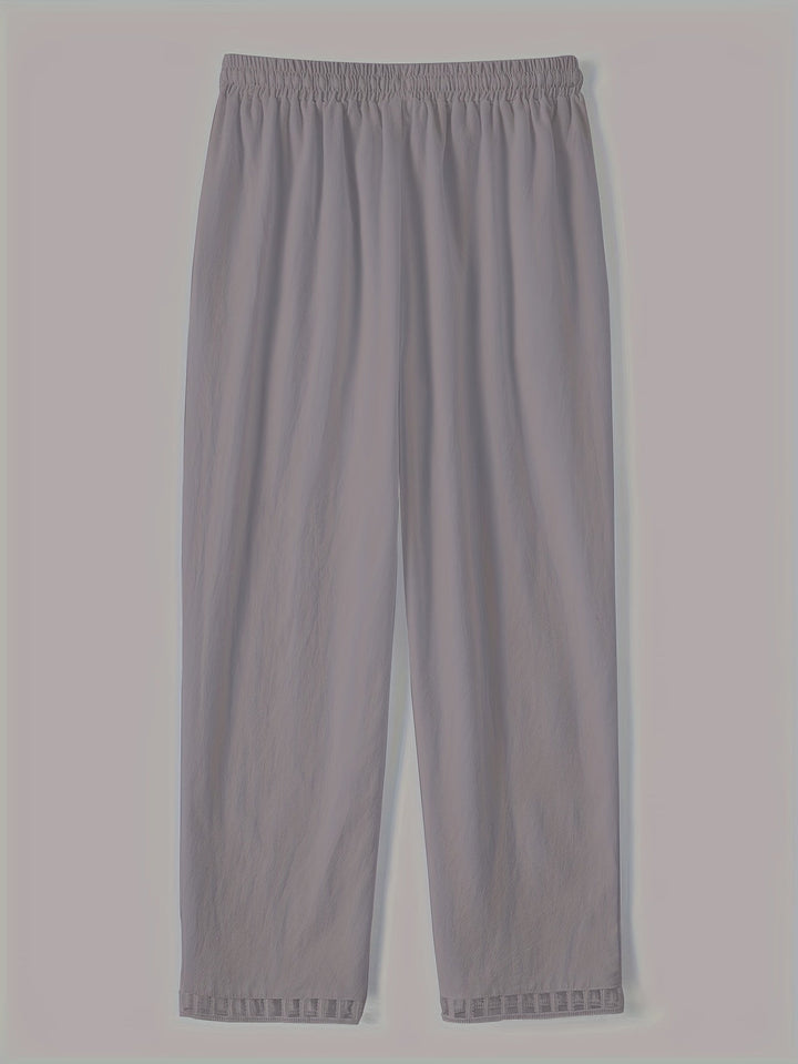 Wren – Pantalones Cropped Relax con Detalles en Contraste