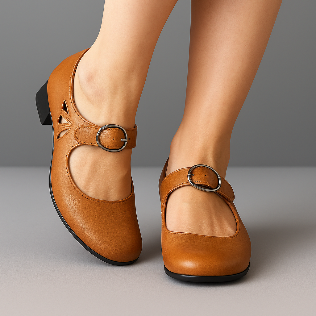 Denisa™ - Sandalias de cuero ortopédicas