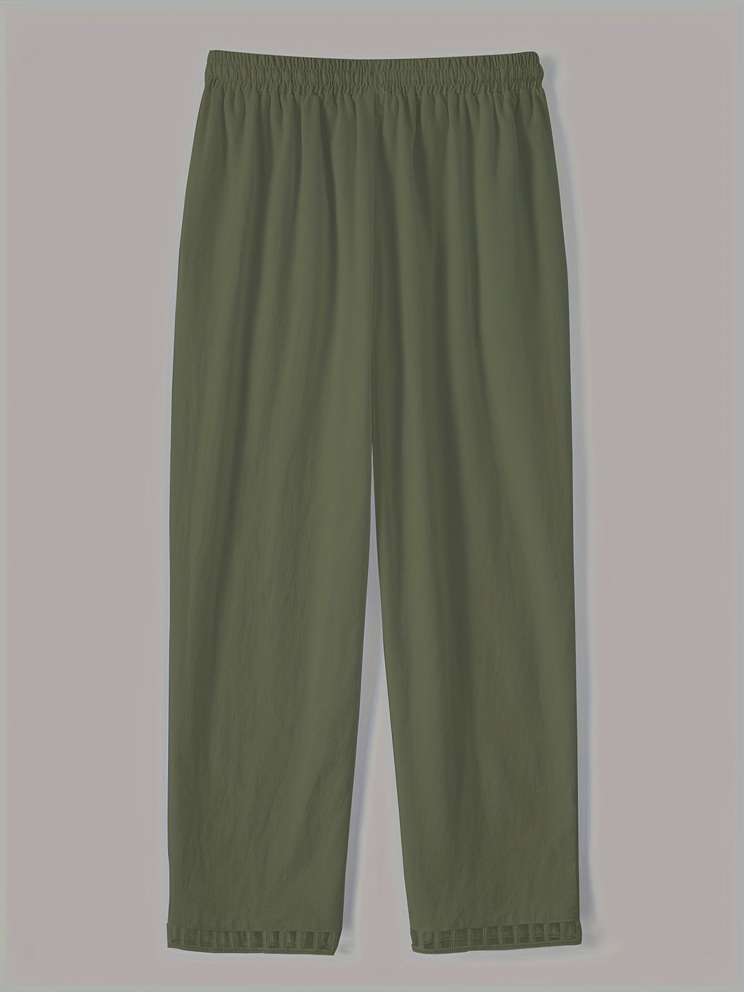 Wren – Pantalones Cropped Relax con Detalles en Contraste