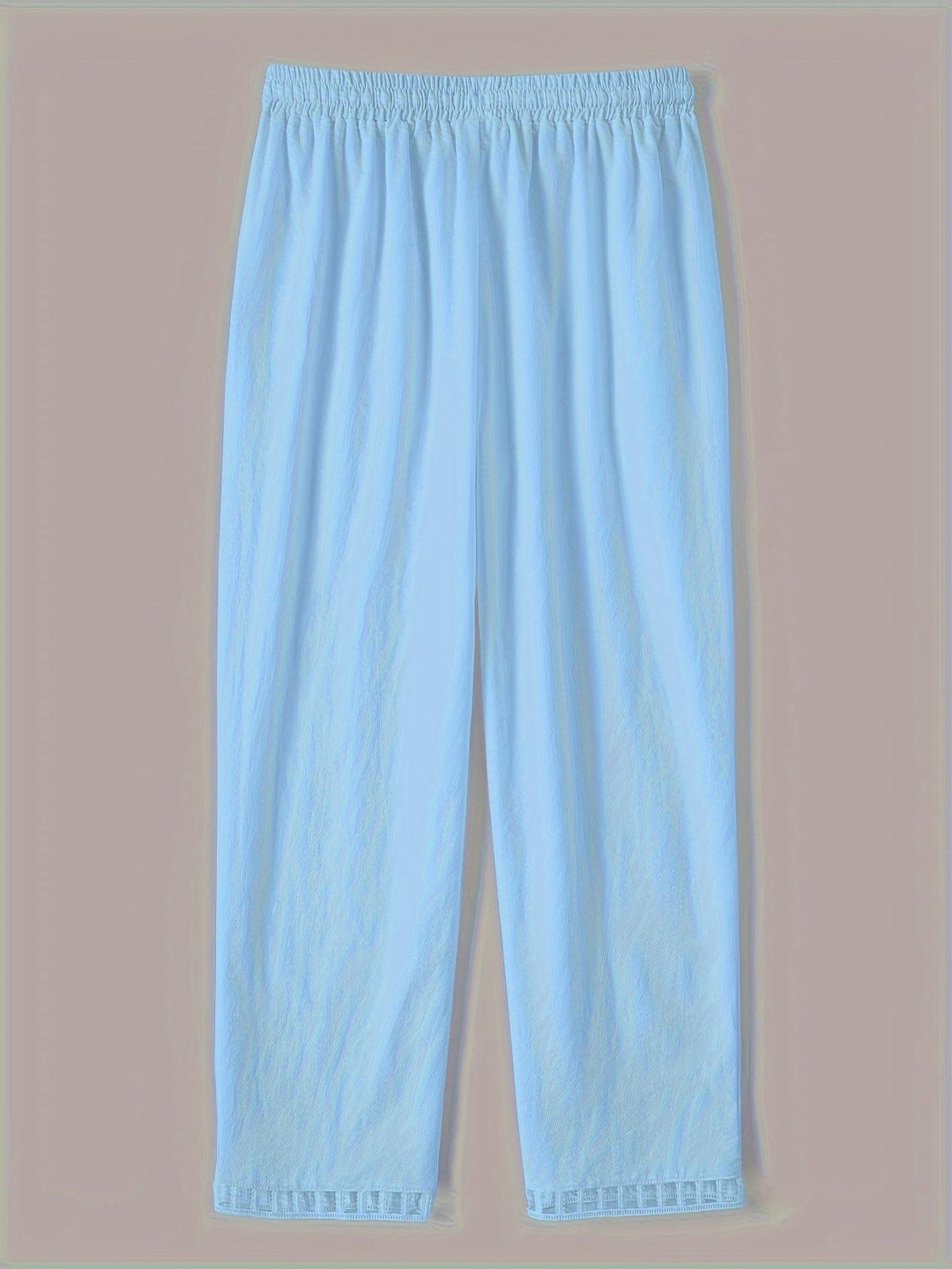 Wren – Pantalones Cropped Relax con Detalles en Contraste